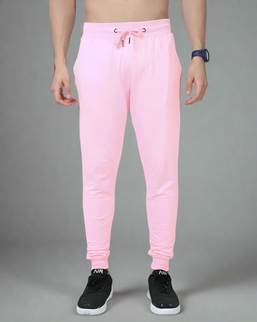 Classic Fit Unisex Summer Joggers Light Baby Pink