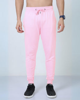 Classic Fit Unisex Summer Joggers Light Baby Pink