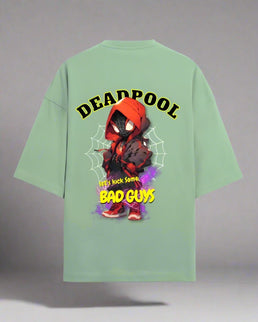 Deadpool-Unisex-Jade-Terry-OversizedT-Shirt-front