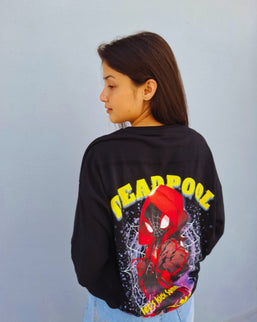 Deadpool-Unisex Terry Oversized T-Shirt