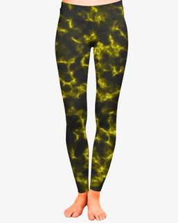 Fireball Tie Dye Workout Leggings for Women