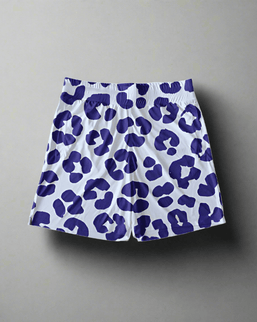 LeopardPatternAll-OverPrintedKnitShorts