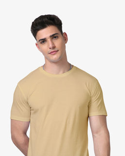 Supima: Premium Lavender and Beige T-Shirts