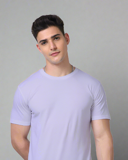 Supima: Premium Lavender and Beige T-Shirts