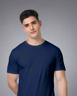 Supima: Premium Navy Blue and Maroon T-Shirts