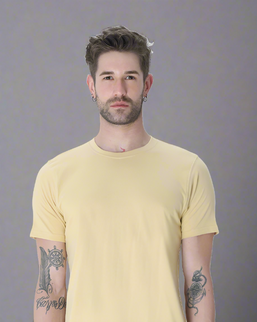 Men's Round Neck Half Sleeve Classic Fit T-shirt