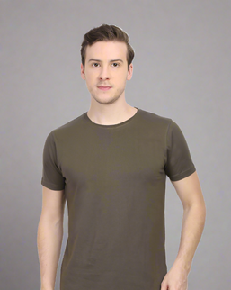 Men's Round Neck Half Sleeve Classic Fit T-Shirt