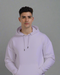 Men's Premium Heavyweight Oversized Hooded Sweatshirt Lavender