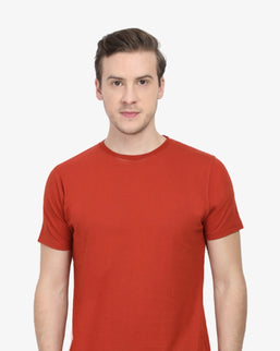 Men's Round Neck Half Sleeve Classic Fit T-shirt