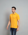 Men's Classic Half Sleeve Polo T-Shirt Mustard Yellow