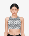 Seamless Wave Printed Sports Bra