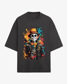 The Demon Pirates Unisex Terry Oversized T-Shirt