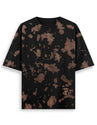 Tie_Dye_Oversized_T-Shirt_Brown_Black_Front