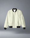 Unisex-Solid-Bomber-Jacket-Beige