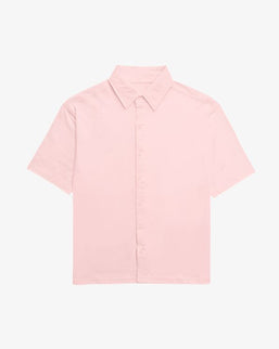 Unisex Oversized Fit Classic Shirt Light Baby Pink