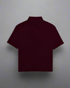 UnisexOversizedFitClassicShirtMaroon