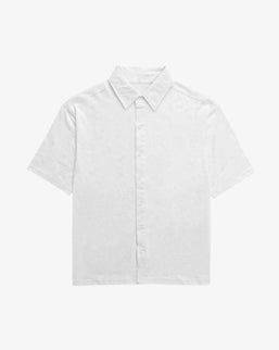 Unisex Oversized Fit Classic Shirt White