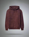 Unisex_Acid_Wash_Hooded_Sweatshirt-Maroon