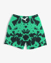 Unisex_Tie_Dye_Shorts_Green_Black