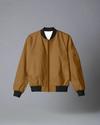 Women-Solid-Bomber-Jacket-Choco-Brown