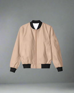 Women-Solid-Bomber-Jacket-Dusty-Rose