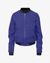 Women-Solid-Bomber-Jacket-Midnight-Blue