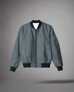 Women-Solid-Bomber-Jacket-charcoalgrey