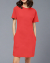 Women's T-Shirt Red Dress