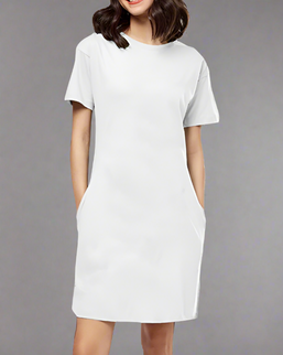 Women's T-Shirt White Dress