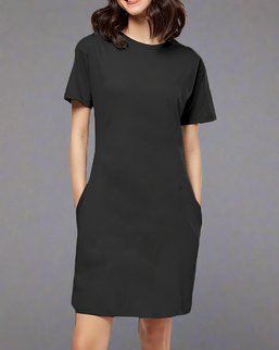 Women's T-Shirt Black Dress