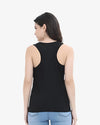 Women's Tank Top Super Combed Cotton Black