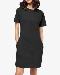 Women's T-Shirt Black Dress