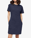 Women's T-Shirt Navy Blue Dress