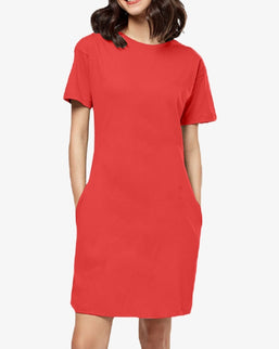 Women's T-Shirt Red Dress