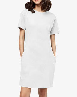 Women's T-Shirt White Dress