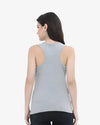 Women's Tank Top Super Combed Cotton Grey Melange