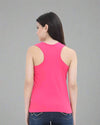 Women's Tank Top Super Combed Cotton Pink