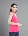 Women's Tank Top Super Combed Cotton Pink