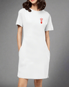 Women's Valentine Q Typography Date Dress
