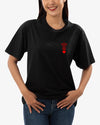 Women_sValentineQTypographyOversizedT-Shirt-black