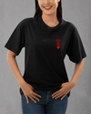 Women's Valentine Q Typography Oversized T-Shirt