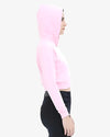 Women's Crop Hoodie- Light PInk