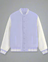 unisex_varsity_jacket_Lavender_front