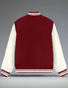 unisex_varsity_jacket_Red_back