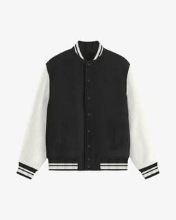 unisexclassicfitvarsityjacketblack