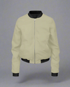 Women’s Solid Bomber Jacket - Sage Green