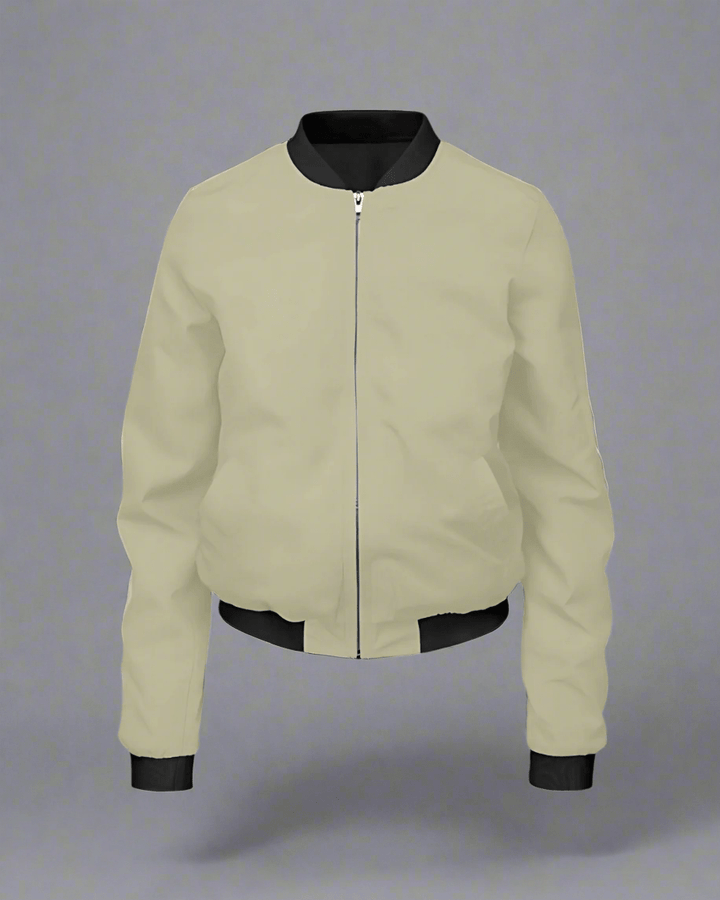 Women’s Solid Bomber Jacket - Sage Green